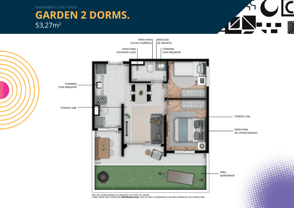 Concept Garden 2 Dorms 53,27m²