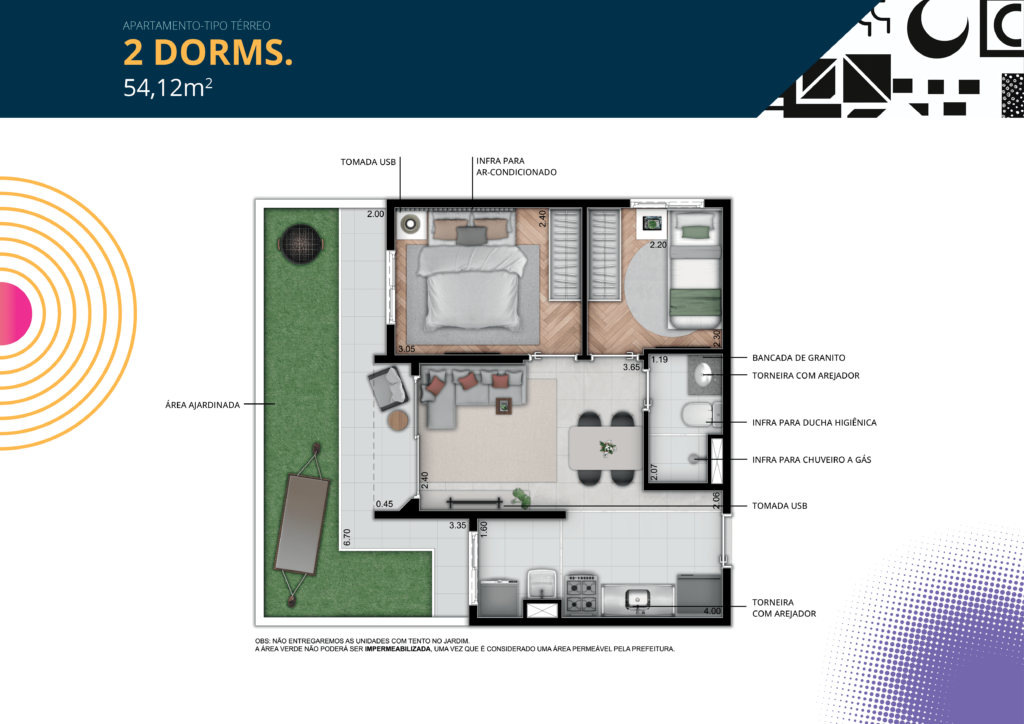 Concept Garden 2 Dorms 54,12m²