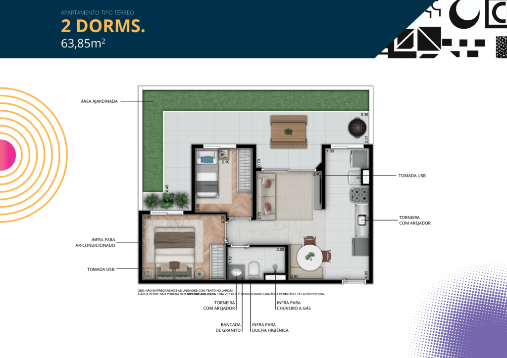 Concept Garden 2 Dorms 63,85m²